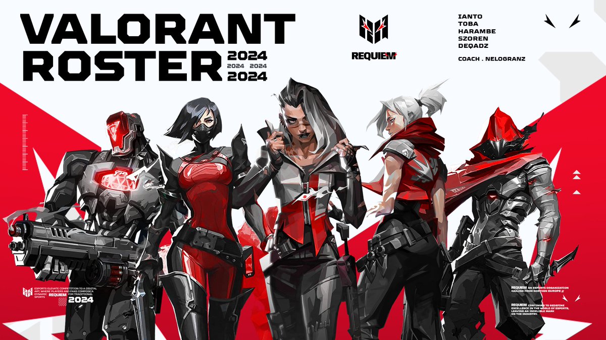 Requiem here 👹
 
We are madly grateful to everyone who took part in VALORANT project and we are sure that we will see some of you again. We chose not the best times to set up the organisation and we faced difficulties. This journey will be brighter

Stay tuned 💞