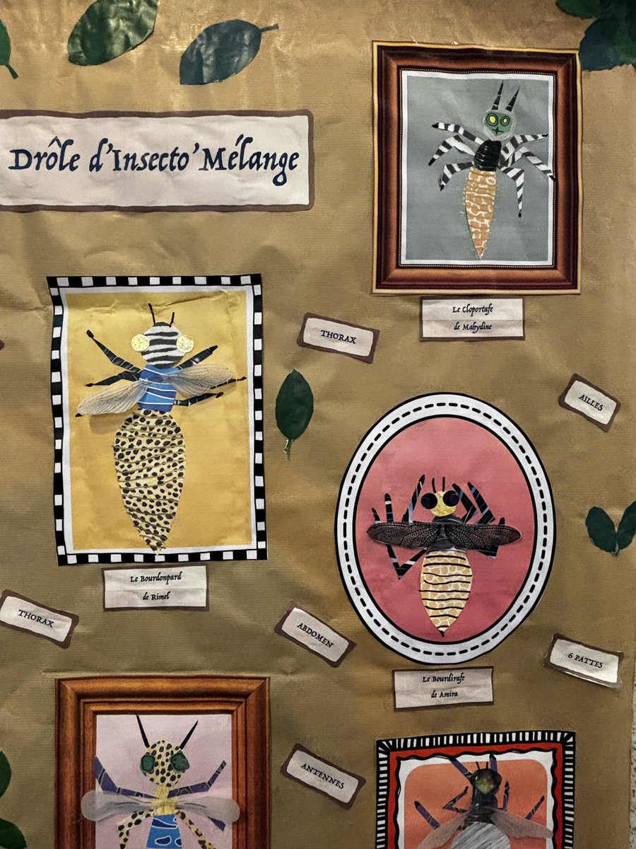 Imaginer de drôles d’insectes et sculpter le papier avec le plasticien Yann Birgy 

Et donner à voir ces chimères aux familles, rassemblées pour l’occasion à MPT des Hauts de Massane

Des enseignants motivés par propositions d’#EAC portées par <a href="/montpellier_/">Ville de Montpellier</a> <a href="/34Dsden/">DSDEN 34</a> <a href="/MinistereCC/">Ministère de la Culture 🇫🇷</a>