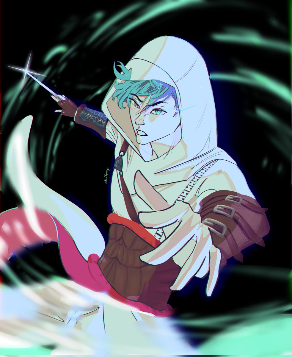 lolaspring_art's tweet photo. Mi oc James "Cosplaying" Altair from assassins creed.
.
#originalcharacter #ocart #DigitalArtist #characterdesign #digitalart #ArtistOnTwitter #artistsupport #commissionsopen #fanart #fandom https://t.co/2yV6j8y0e9
