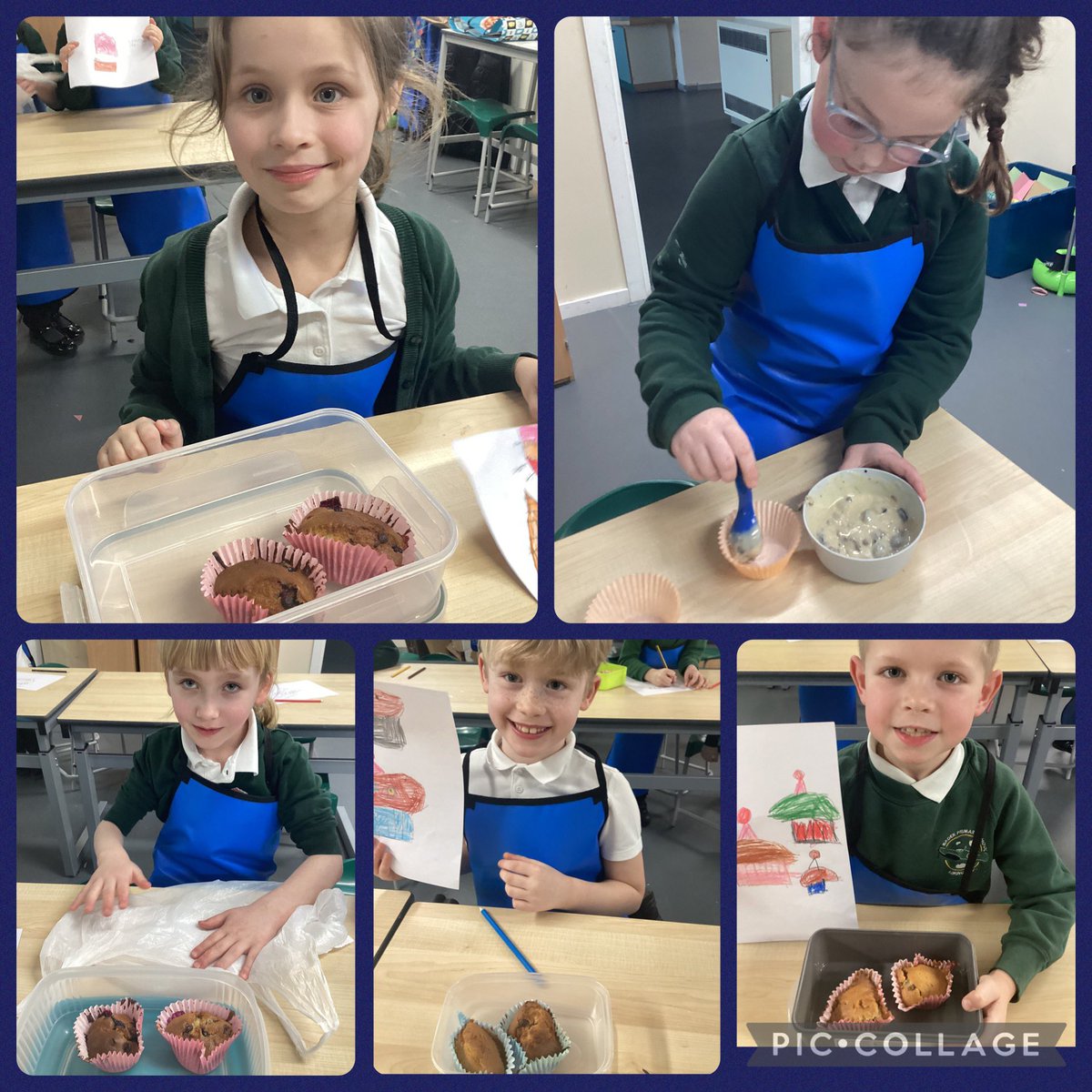 BaderPrimary's tweet photo. The children in cooking club couldnβt wait to try their delicious creations this week (muffins). They worked together and even practised doubling to help to measure the ingredients. #BaderDT #RRSarticle31 https://t.co/k1dpWintaV
