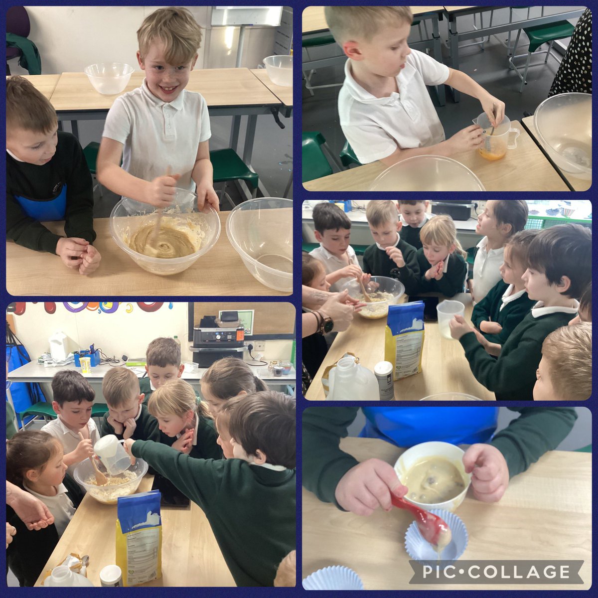 BaderPrimary's tweet photo. The children in cooking club couldnβt wait to try their delicious creations this week (muffins). They worked together and even practised doubling to help to measure the ingredients. #BaderDT #RRSarticle31 https://t.co/k1dpWintaV