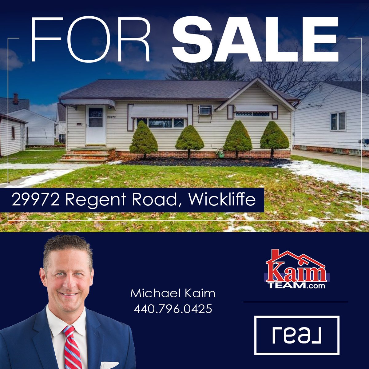 MichaelKaimTeam's tweet photo. 🔥🔥🚨HOT RANCH #NEWLISTING 🚨🔥🔥
29972 Regent Road, Wickliffe
3 BD, 2 BA
0.11 ACRES🌳
💰$199,900
https://t.co/dwH5Jl0YWm
☎️Michael Kaim 440-796-0425
#themichaelkaimteam #kaimteam #onereal #clevelandrealestate #realestate #justlisted #homesweethome #homeforsale https://t.co/BRYw5OG7gW