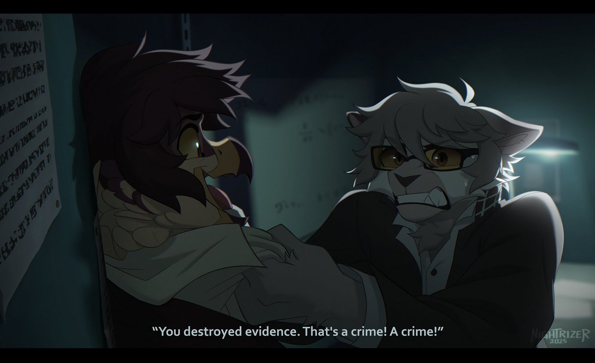 Double Screenshot comm for @/somethingfowl