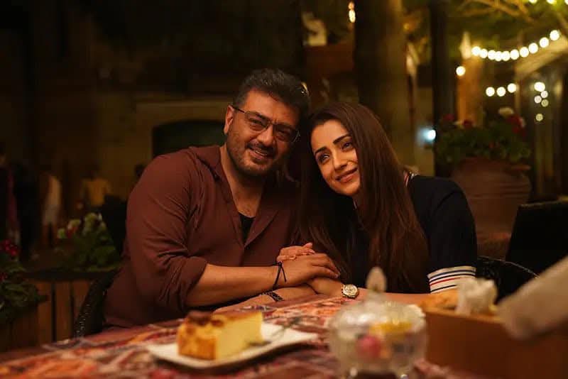 abi_trish's tweet photo. Exclusive new stills of #ThalaAjith &amp; #Southqueentrisha from #VidaaMuyarchi #Trisha

@trishtrashers https://t.co/SCMteLLqlC