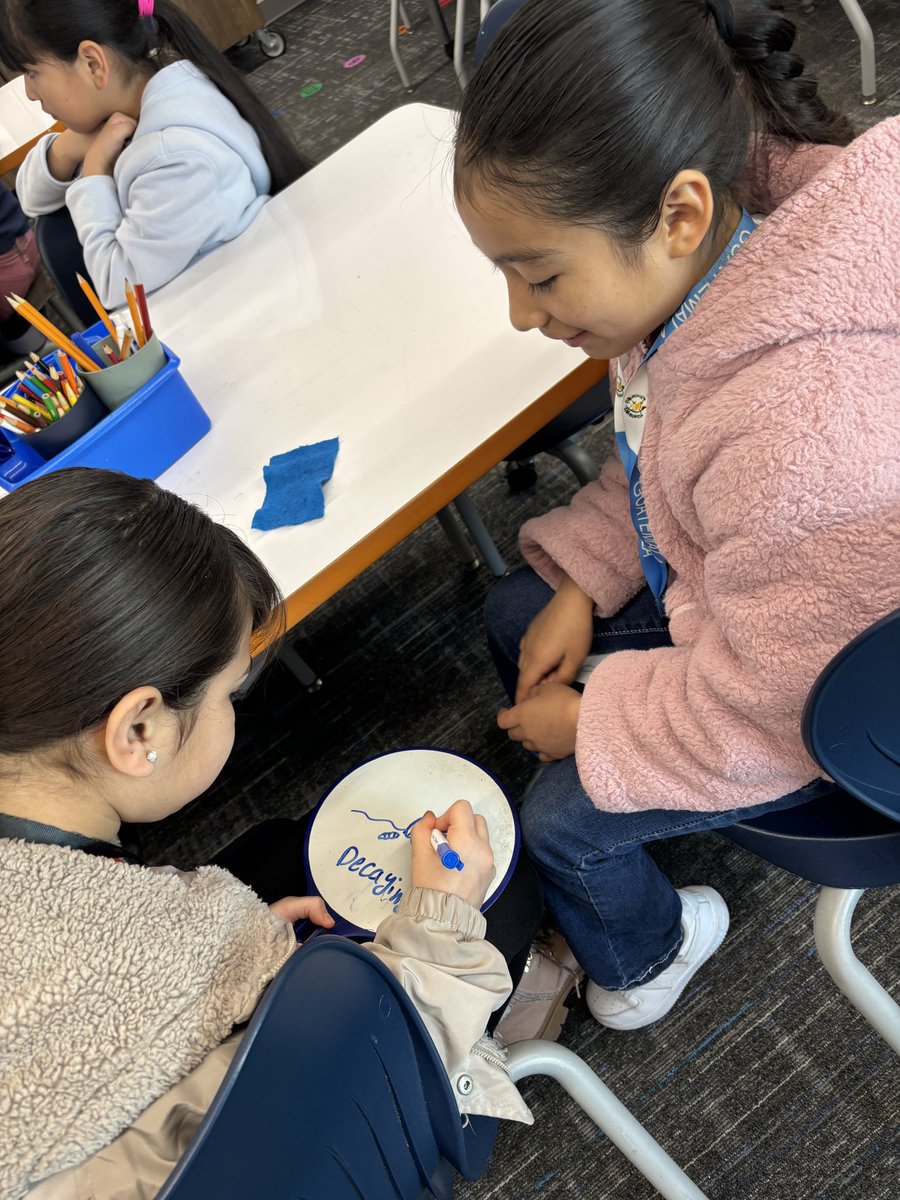 MrsBergman93's tweet photo. Using Sage &amp; Sketch to help review our vocabulary before our quiz! One student describes and the other has to try to draw and guess what they are describing. #thirdgrade #Science #wildcatproud #thewildcatway @HumbleISD_LLE @HumbleISD @cassreescano @ArmyAg86 @Humble_Science 🗣️✏️🌱 https://t.co/zyIlcGUQpf