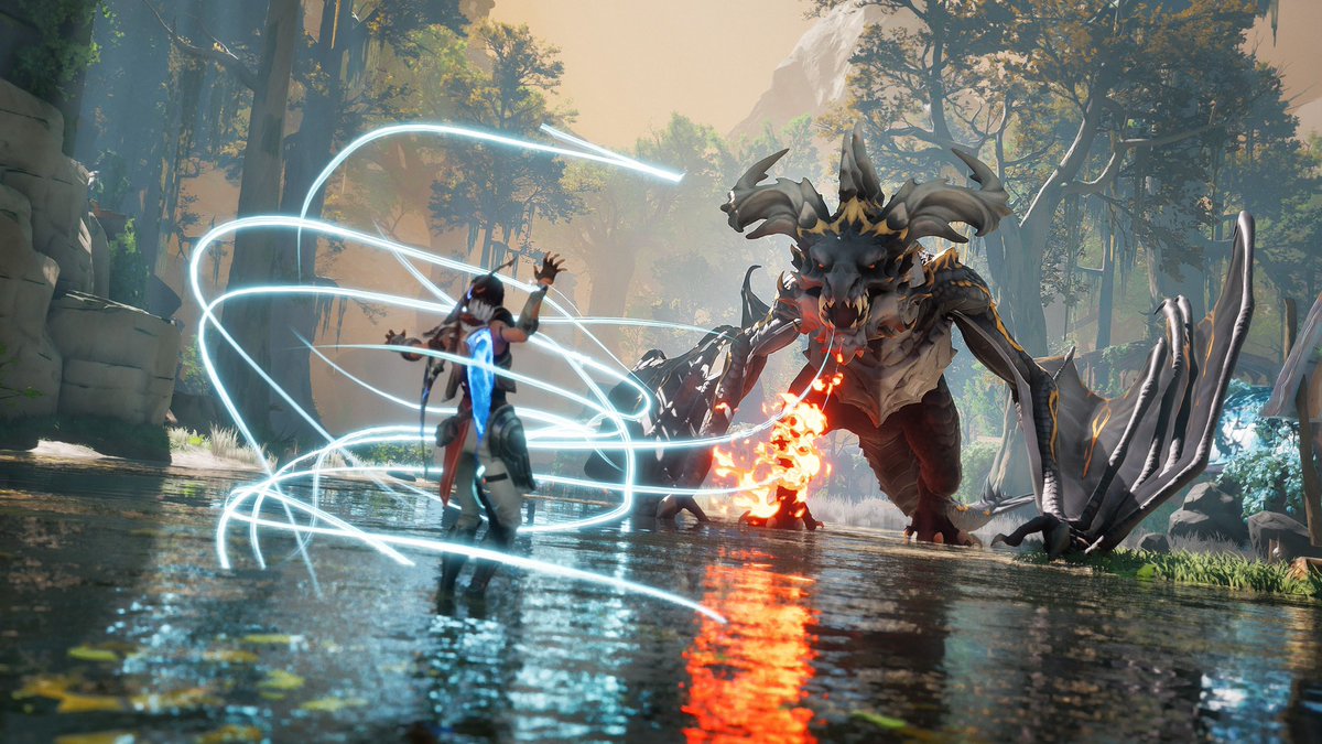 CailianCross's tweet photo. Gotta say, I don’t understand the super low scores on #EternalStrands , a 7/10 or a bit higher feels about right. Magic is fun and interesting to experiment with, enemies are varied and have fun mechanics. Really enjoying my time with it! https://t.co/odYdftfX7L