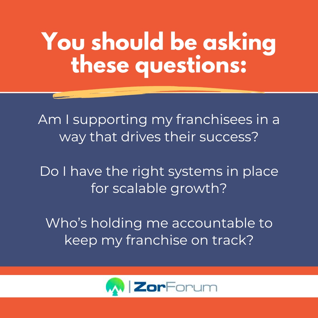 Franchisors, ask yourself:

Am I truly supporting my franchisees’ success?
Are my systems ready for scalable growth?
Who’s keeping me accountable?

Join ZorForum to find answers &amp; solutions with like-minded leaders: zorforum.com/johnnyfranchise

#ZorForum #JohnnyFranchise