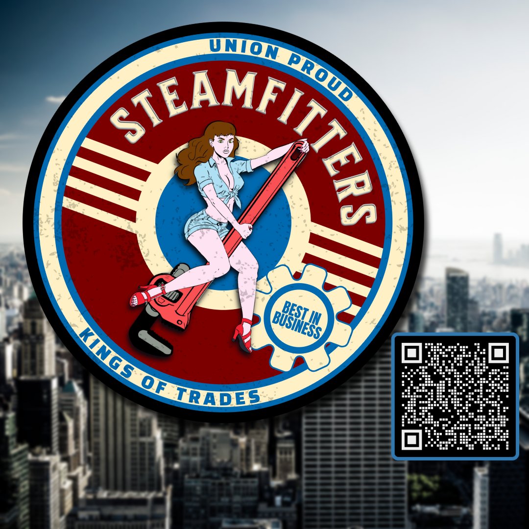 wavecrestwear's tweet photo. Steamfitter Pinup. Show your union pride with a pinup on your hardhat today! Follow link: https://t.co/A5OTXw7tXG #pinup #constructiontrades #unionproud #steamfitter #bestinthebusiness #kingsoftrades #hardhat #hardhatstickers #nyc #union #proud #trades https://t.co/JpOy3giekf