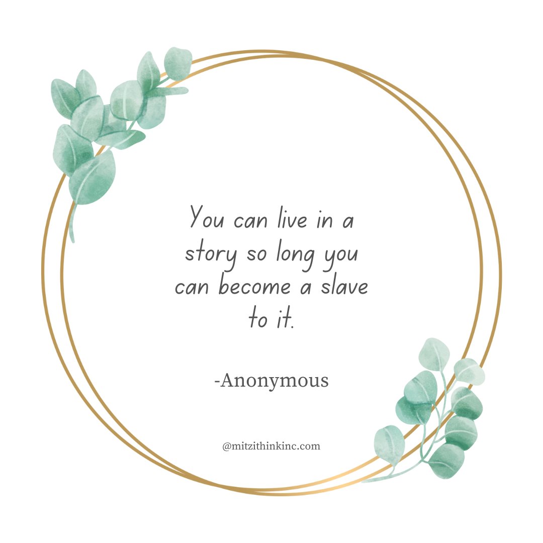 MitziThinkInc's tweet image. Thought of the day…
&quot;You can live in a story so long you can become a slave to it.&quot; -Anonymous.

#truthoverlie #letgo #quotes #anonymousquotes #MLT #deepthinkers #dailyquotes #dailythoughts
