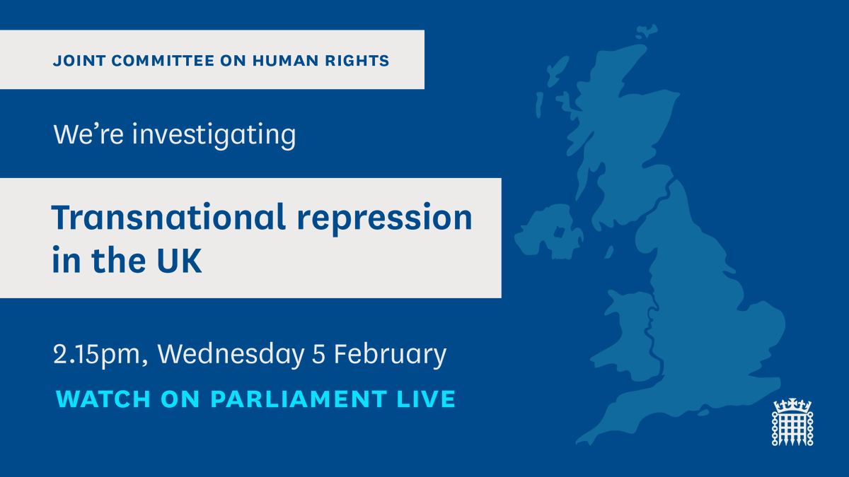 HumanRightsCtte's tweet photo. We are examining how foreign governments try to intimidate and silence people living in the UK and the effect on their human rights.

Our witnesses include:

Caoilfhionn Gallagher KC (@caoilfhionnanna), Dr Andrew Chubb (@zhubochubo), Laura Harth (@LauraHarth) https://t.co/lBnB7sU01F
