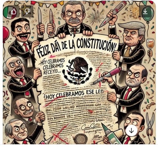 ViYrak's tweet photo. Hoy celebramos ese bonito recuerdo de cuando las leyes todavía significaban algo…antes que las hicieran 💩. Así que más que un festejo es un minuto de silencio. Gracias al #NarcoGobiernoDeMorena https://t.co/RQ9ph9sDHM