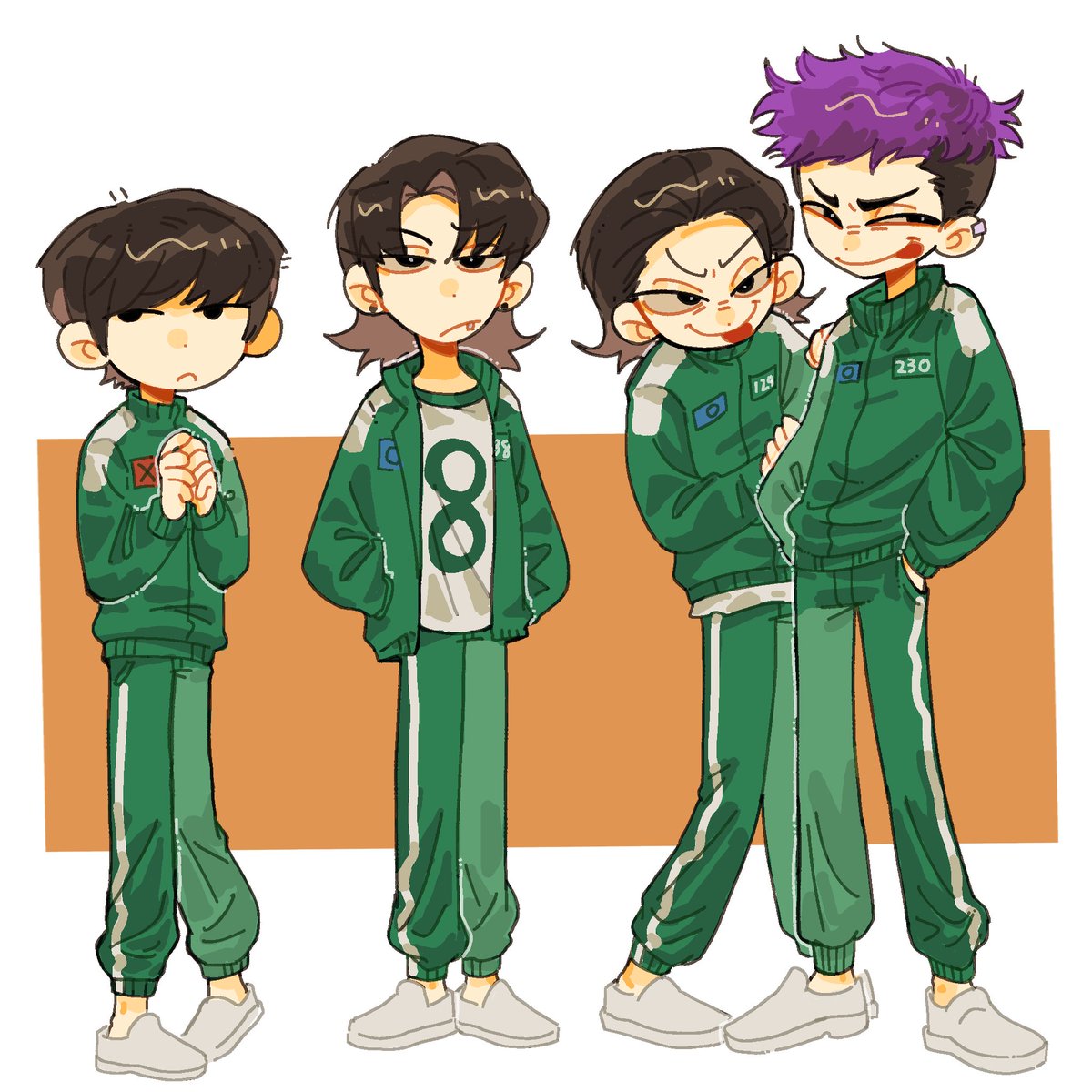 ShangGuanAfun's tweet image. #SquidGame2 
他们很有趣，我不知道他们应该打什么标签