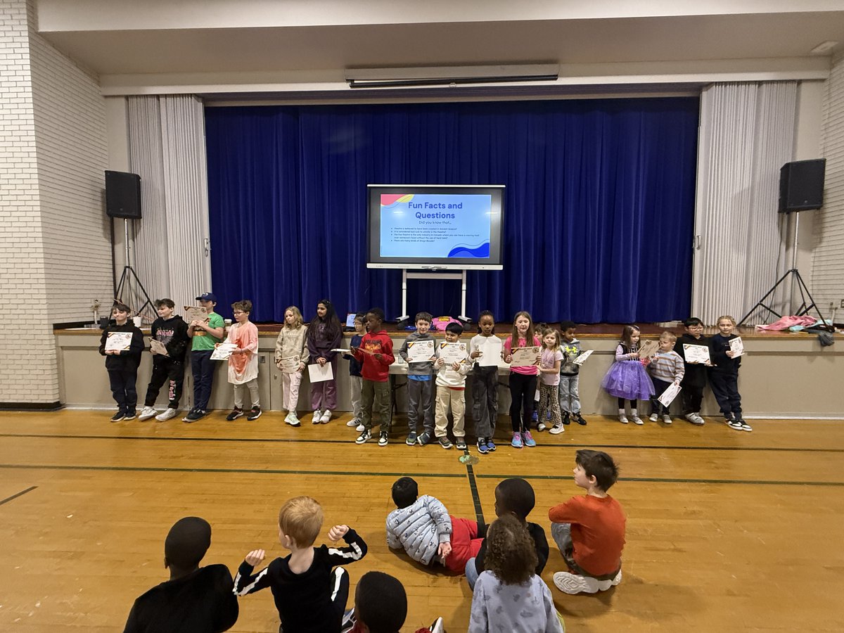 Another great event with April Viczko, the Drama Chair at the U of A, as she explained how her job relates to the STEAM programming the children get at our school.  Who knew there were so many types of stage blood?