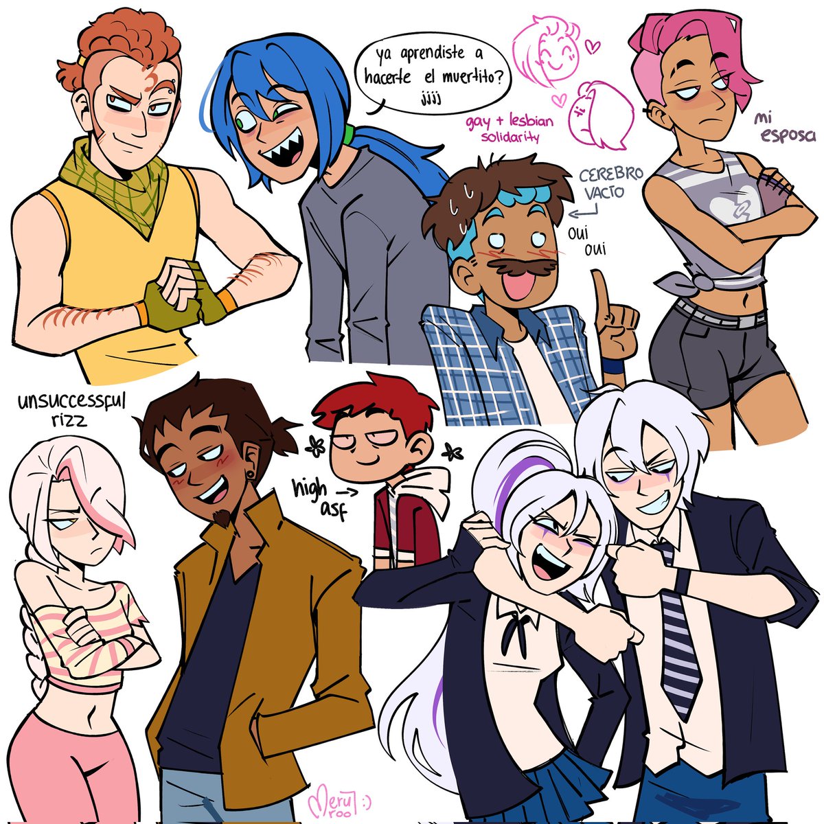 meruroo_'s tweet photo. YA VOY EN EL ARCO DEL CAMPAMENTO AAAA TOMEN MÁS SKETCHES 🗣🗣 los amo cabezones de colores </3
#fnafhs #fhs https://t.co/B9EUkQUrzh