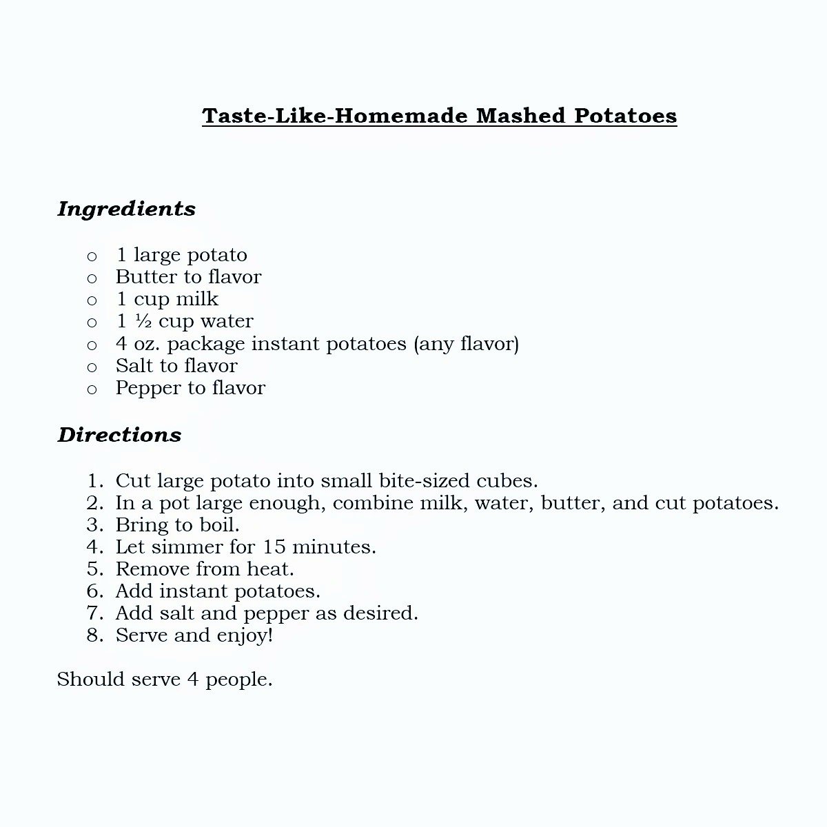 ericjv74's tweet image. #recipe #potatoes #mashedpotatoes #instantpotatoes