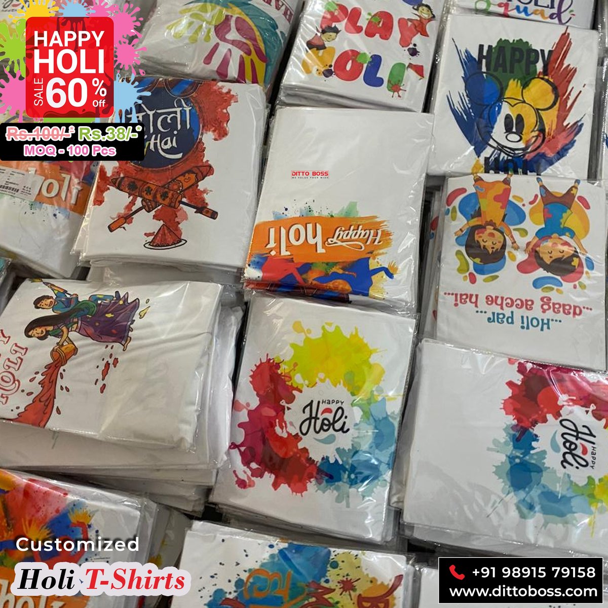 boss_ditto's tweet image. Get Customized Holi T-Shirts in bulk from Ditto Boss – Best Price, Best Quality! 
💥 Bulk Orders Available | Premium Fabric | Unique Designs 💥
🔗👉 dittoboss.com 🌐
📞 +91 9891579158 🌟

#Holi2024 #HoliFestival #CustomizedTShirt #BulkOrders #HoliSale #HoliSpecial
