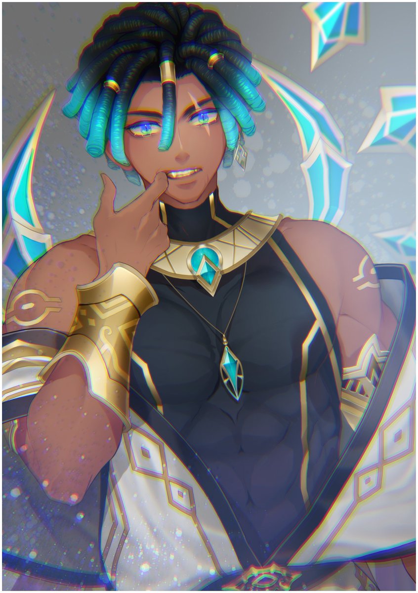 KishinShinobi's tweet image. Black History Month Day 3 has arrived and so has @OsirisManu! He has such a chill and welcoming vibe to every stream, with a variety of games and plenty of amazing art streams! It's a fun and relaxing time with him and he also has such a sick design! (even if chat makes him bald)