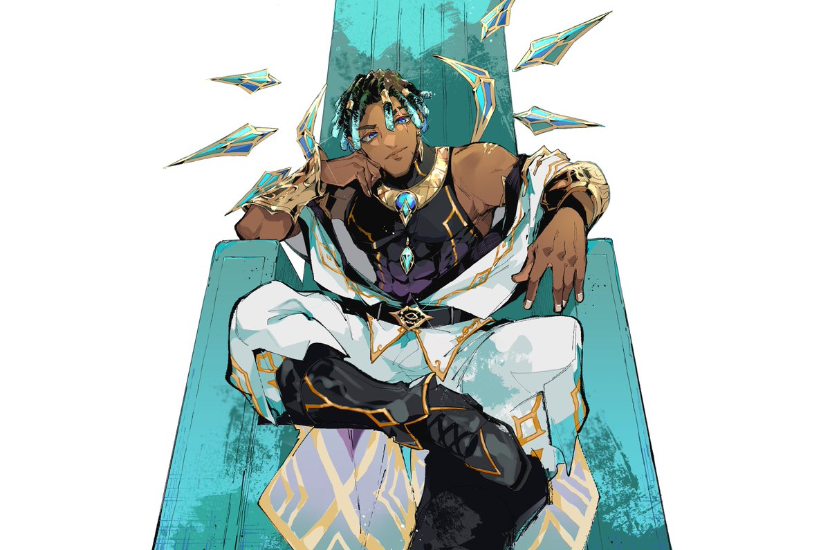 KishinShinobi's tweet image. Black History Month Day 3 has arrived and so has @OsirisManu! He has such a chill and welcoming vibe to every stream, with a variety of games and plenty of amazing art streams! It's a fun and relaxing time with him and he also has such a sick design! (even if chat makes him bald)