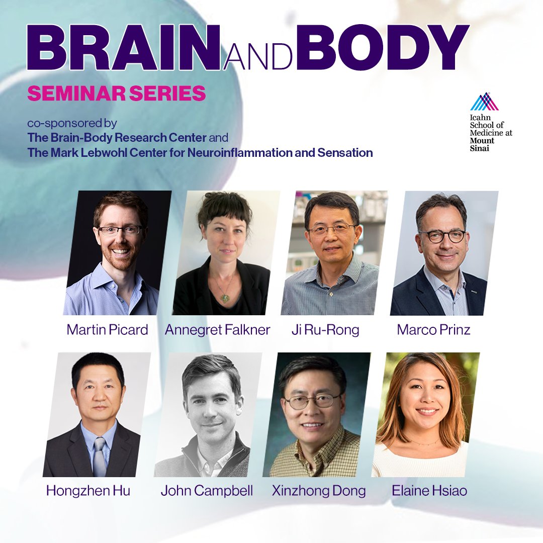 Friedman Brain Institute (@sinaibrain) on Twitter photo Hear From👉Martin Picard <a href="/MitoPsychoBio/">Martin Picard</a> <a href="/Columbia/">Columbia University</a>, Annegret Falkner <a href="/Neurrriot/">Annegret Falkner</a> <a href="/Princeton/">Princeton University</a>, Ji Ru-Rong <a href="/DukeU/">Duke University</a>, Marco Prinz <a href="/FENSorg/">FENS</a>, Hongzhen Hu <a href="/IcahnMountSinai/">Icahn School of Medicine at Mount Sinai</a>, John Campbell, Xinzhong Dong <a href="/HopkinsMedicine/">Johns Hopkins Medicine</a>, Elaine Hsiao <a href="/pipethero/">Elaine Hsiao</a> <a href="/UCLA/">UCLA</a> Register➡️
mountsinai.zoom.us/webinar/regist… Hear From👉Martin Picard <a href="/MitoPsychoBio/">Martin Picard</a> <a href="/Columbia/">Columbia University</a>, Annegret Falkner <a href="/Neurrriot/">Annegret Falkner</a> <a href="/Princeton/">Princeton University</a>, Ji Ru-Rong <a href="/DukeU/">Duke University</a>, Marco Prinz <a href="/FENSorg/">FENS</a>, Hongzhen Hu <a href="/IcahnMountSinai/">Icahn School of Medicine at Mount Sinai</a>, John Campbell, Xinzhong Dong <a href="/HopkinsMedicine/">Johns Hopkins Medicine</a>, Elaine Hsiao <a href="/pipethero/">Elaine Hsiao</a> <a href="/UCLA/">UCLA</a> Register➡️
mountsinai.zoom.us/webinar/regist…