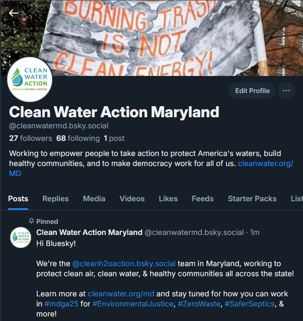 CleanWaterAction MD tweet media