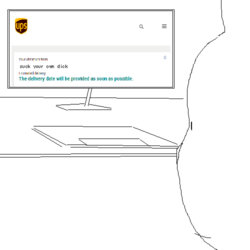 Me looking at the UPS website