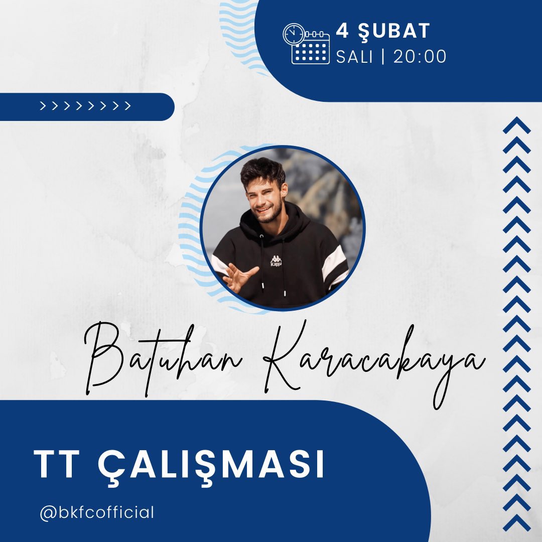 📣 DUYURU! 
📍 TT ETKİNLİĞİ 
🗓 04 Şubat Salı
⏰ Saat: 20.00
👉🏻 İlk tweet: <a href="/bkfcofficial/">Batuhan Karacakaya Official FC🛡️</a> 

Batuhan'ın doğum gününü kutlamak adına TT çalışmamız olacak. Tüm Batuhan severlerin katılımını bekliyoruz. 🛡️

#BatuhanKaracakaya #Survivor2025
#SurvivorAllStar2025 #Survivor2025AllStar