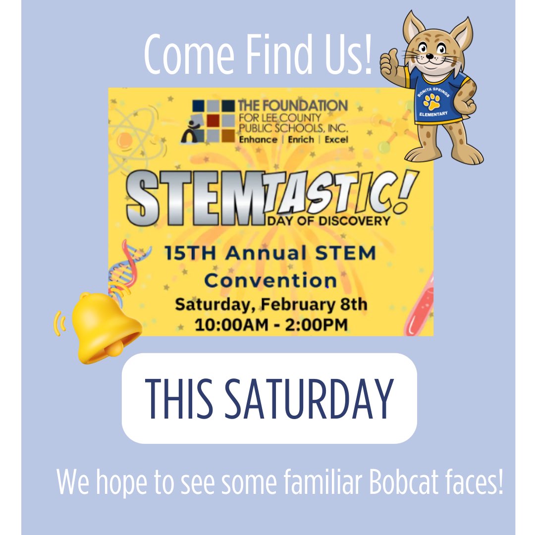 Come visit us this weekend @ The Caloosa Sound Convention Center for STEM demos and more!