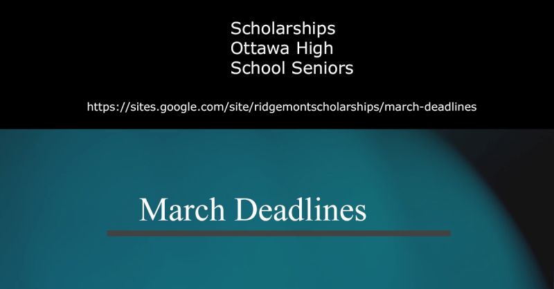 Eric_J_Dubois's tweet photo. The Ridgemont Scholarship web page for March has been updated for 2025 with the latest available deadlines. See https://t.co/kaGWHx8cdD for details. 

@RidgemontHS @GuidanceSpartan
#Scholarship