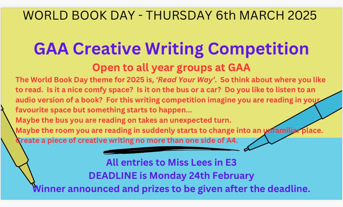 English at GAA 📚📖🎭📝 tweet media