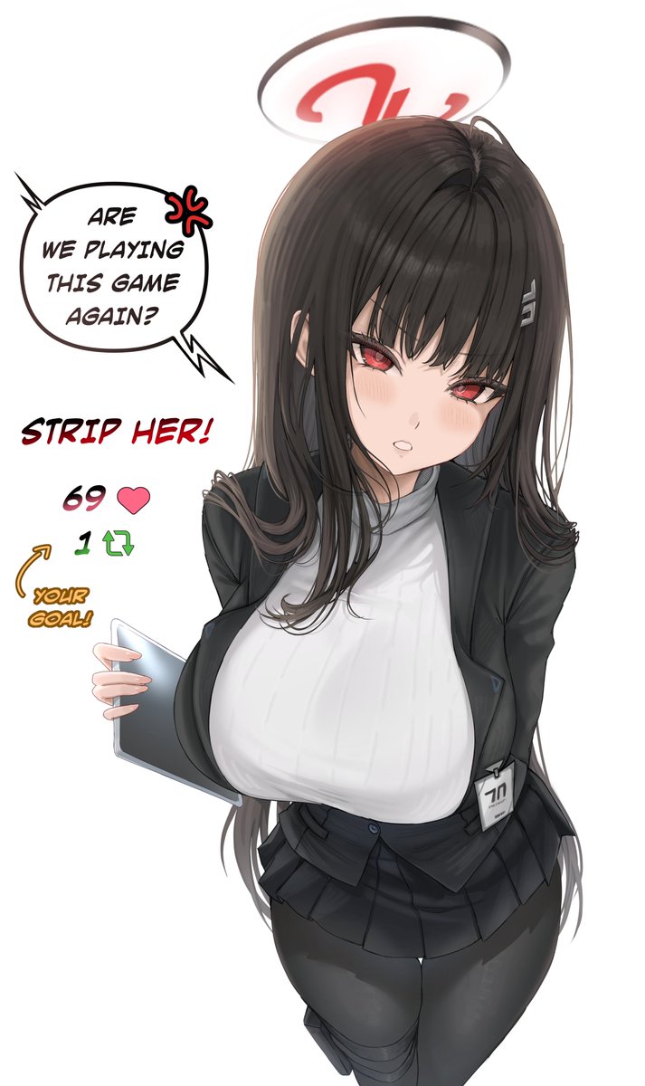 You know what you have to do! 🤭💕
#ブルアカ #BlueArchive