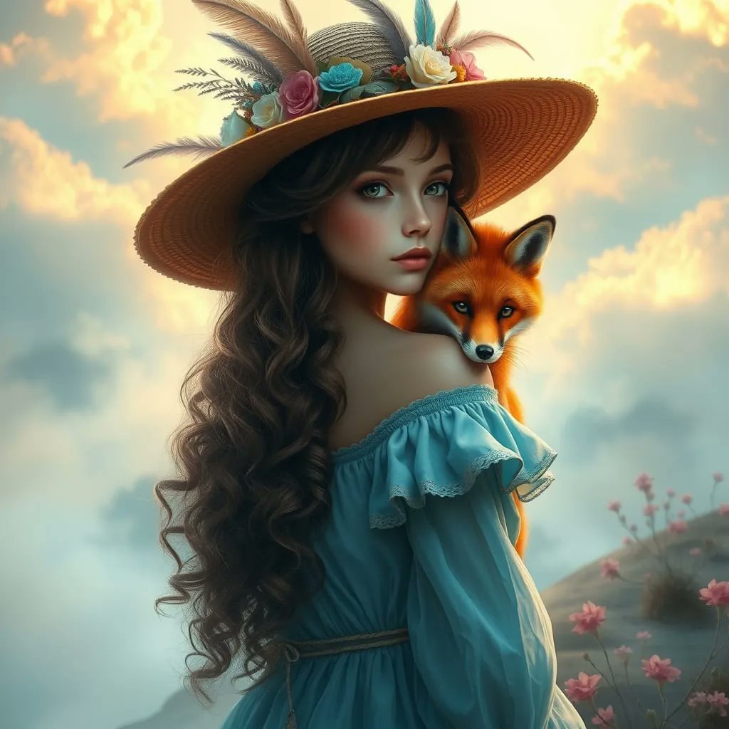 Zwei ❤️❤️ für zwei hübsche Mädchen und zwei interessante Tiere.