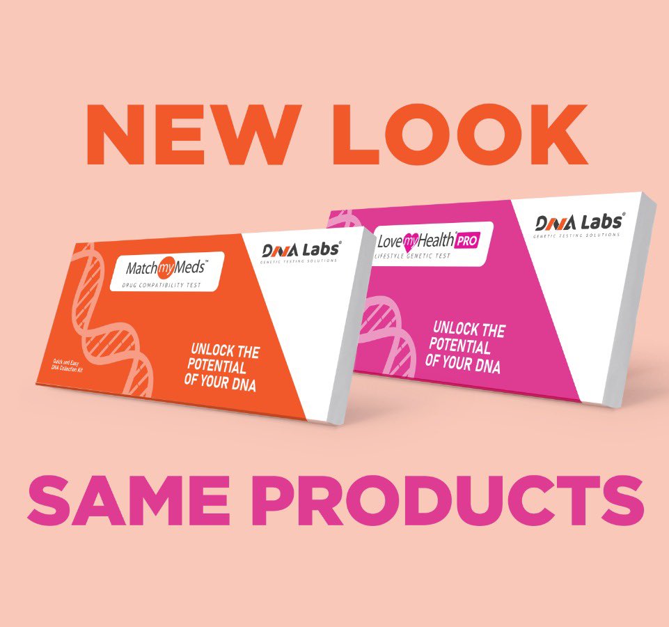 New Look, Same Powerful Insights! Our NEW kits are finally here—designed to help you take control of your health like never before. Get personalized genetic insights and start your wellness journey today! Visit dnalabs.ca to learn more.

#dnalabs