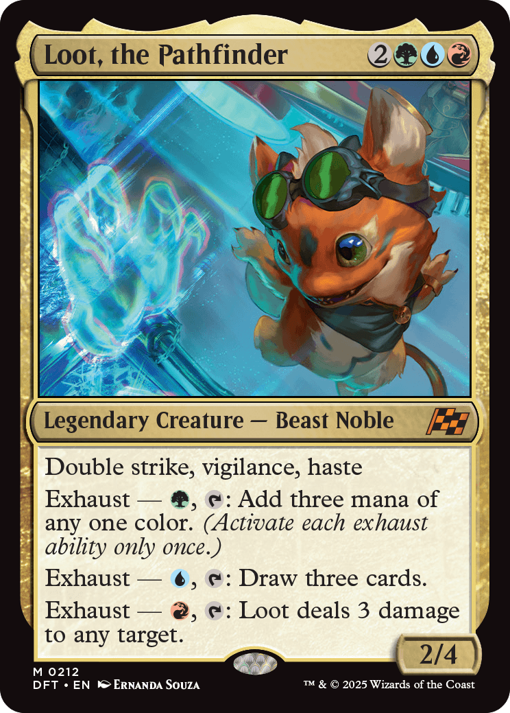 With Daretti done, just in time for the prerelease, its time for our next commander.  Its Magic's answer to Grogu. #MTGAetherdrift #DFT #Commander