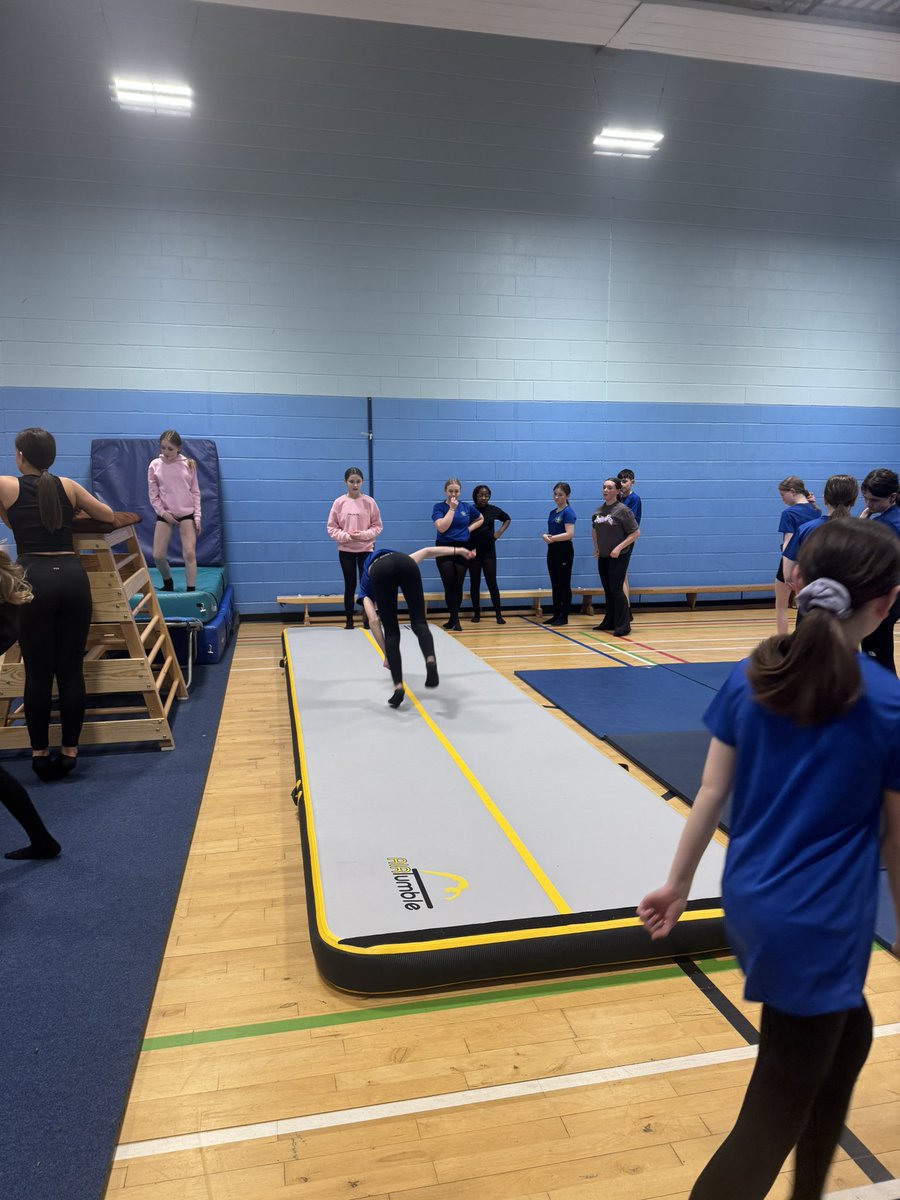 Monday fun at gymnastics club 👏🏼<a href="/stbenedictsren/">St Benedict's High School</a>