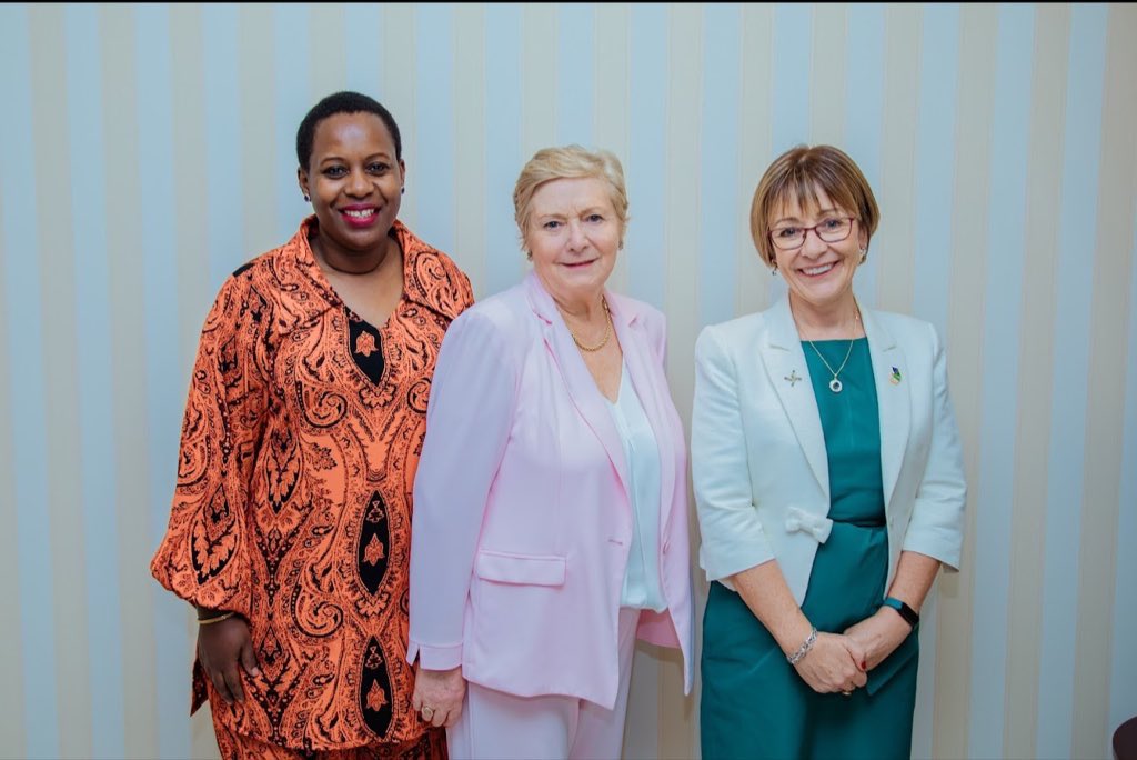 Neema Lugangira (@neemalugangira) on Twitter photo To celebrate St. Brigid’s Day, I thank HE Amb Nicola <a href="/IrlEmbTanzania/">Irish Embassy Dar</a> for the recognition and invitation to join the former Deputy Prime Minister of Ireland, Hon. <a href="/FitzgeraldFrncs/">Frances Fitzgerald</a> to share our experience from 🇮🇪 & 🇹🇿 in promoting women’s political leadership.
/
Kusherehekea Siku To celebrate St. Brigid’s Day, I thank HE Amb Nicola <a href="/IrlEmbTanzania/">Irish Embassy Dar</a> for the recognition and invitation to join the former Deputy Prime Minister of Ireland, Hon. <a href="/FitzgeraldFrncs/">Frances Fitzgerald</a> to share our experience from 🇮🇪 & 🇹🇿 in promoting women’s political leadership.
/
Kusherehekea Siku