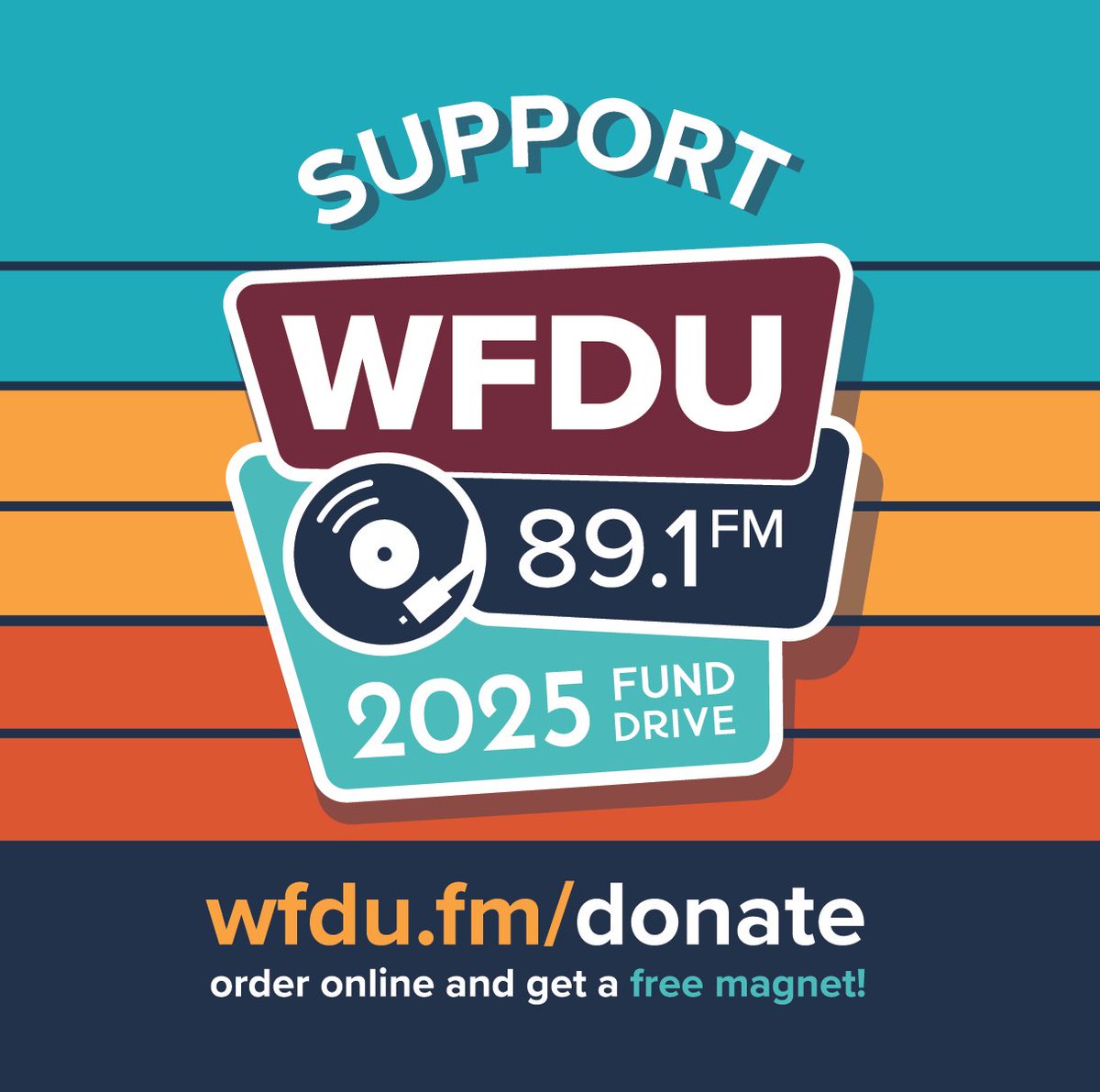 Each year when the calendar turns to February, we reach out to YOU, to help keep our station on the air. We’re hoping you’ll consider supporting us this year!

Any donation you can offer would be greatly appreciated! wfdu.fm/donate.

Thanks so much for your support!