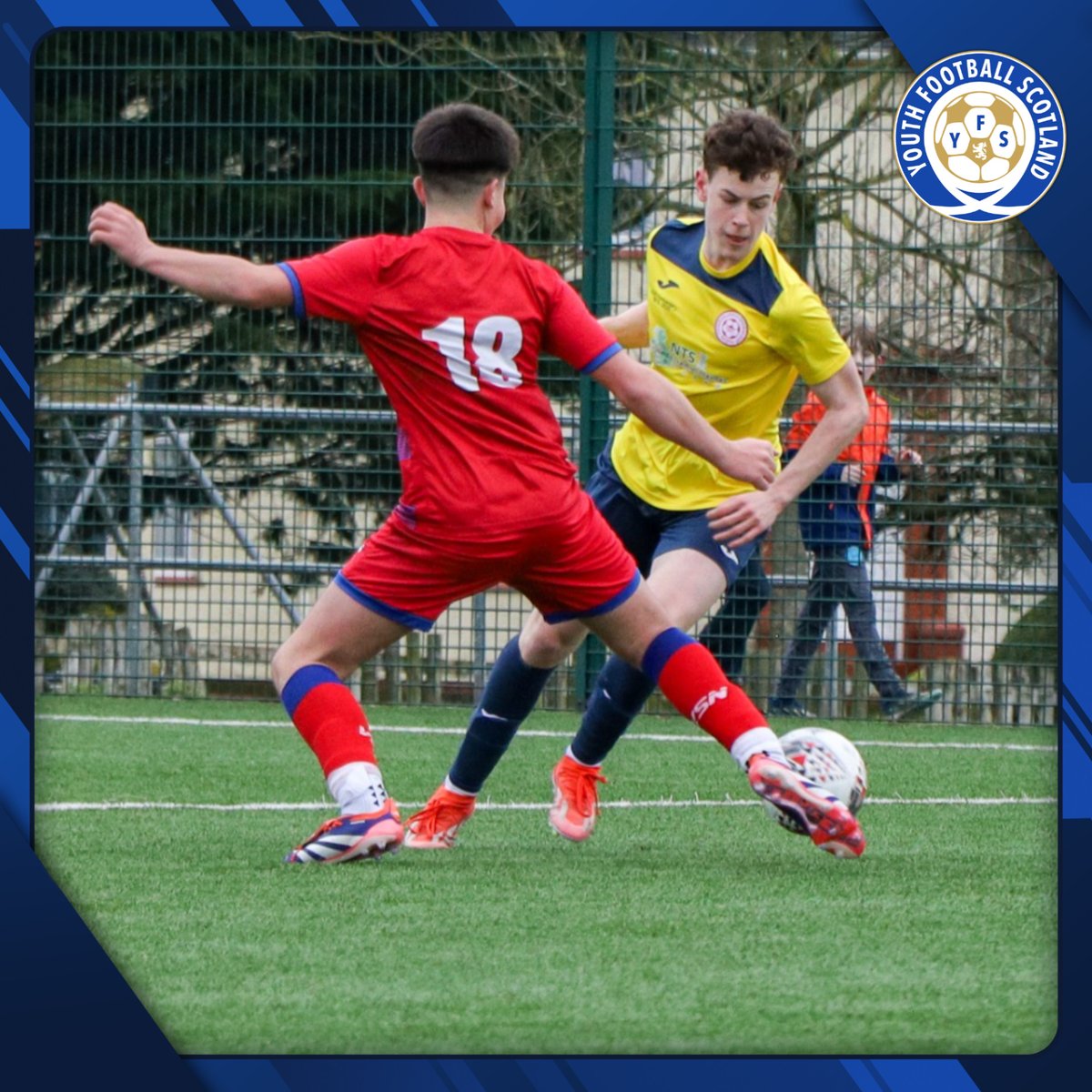 yfst's tweet photo. 𝗔𝗖𝗧𝗜𝗢𝗡 𝗣𝗛𝗢𝗧𝗢𝗦 📸 

We had 𝗦𝗼𝗽𝗵𝗶𝗲 𝗥𝗼𝘀𝘀 on photo duty, covering the recent U16 WOSYFL League match between Stewarton Annick and Dean Thistle. Full gallery to follow...

➡️ Get an alert when coverage is online: https://t.co/m9bBEgp3KO https://t.co/q3FwVK3sxD