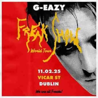 GerryFed's tweet image. 2 tickets for sale for G-Eazy @ Vicar Street, Tuesday Feb 11th. Front row seats on balcony! Worth €92, open to offers! #Geazy #TicketFairy #Ireland