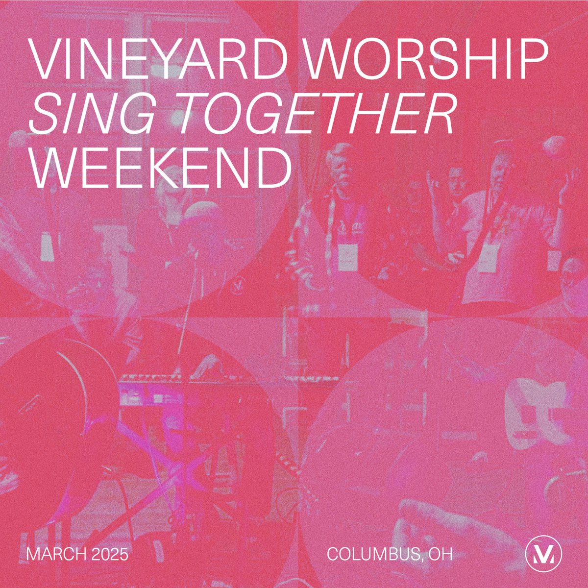 VW Fam, join us March 28-29th for our Vineyard Worship Sing Together Weekend in Columbus, Ohio! 🤍 This transformational gathering is designed to equip and inspire worship leaders and teams of all experience levels.

Visit vineyardworship.com/singtogetherwe… to RSVP!