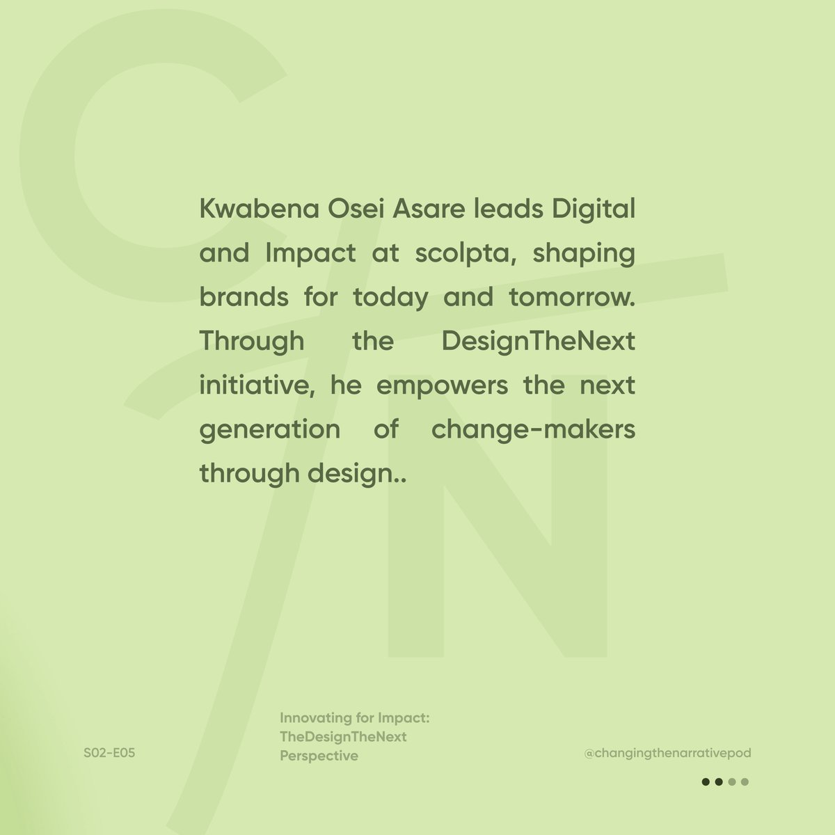 Changing the Narrative tweet media