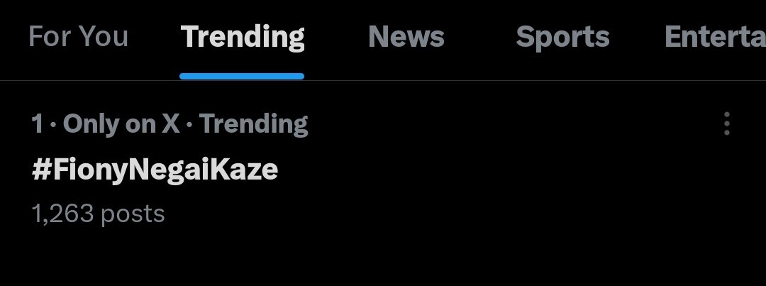 Symfiony's tweet photo. Trending kahhh???? 🤟🥳

#FionyNegaiKaze 🍃 https://t.co/LKLvrOjTmT