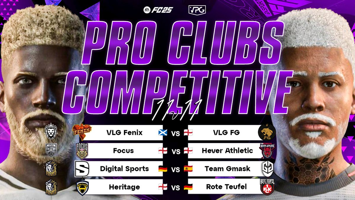 Virtual Pro Gaming (@officialvpg) on Twitter photo โ๏ธ Guess 4 correct scores to win $25!
๐ฆ <a href="/VPGPremier/">VPG Esports Premier</a>
โฝ๏ธ Match #4
๐๏ธ 03/02/25
๐ฅ๏ธ Live on <a href="/YouTubeGaming/">YouTube Gaming</a> tonight - YouTube.com/virtualprogamiโฆ
๐๏ธ <a href="/proclubs_weekly/">Pro Clubs Weekly</a>
๐ฅ Competitive 11v11 matches! <a href="/EASPORTSFC/">EA SPORTS FC</a>
โก๏ธ @VLGFenix ๐ <a href="/FGFIFA_/">VLG FG</a>
โก๏ธ <a href="/FocusVFC/">Focus</a> ๐ <a href="/HeverAthletic/">Hever Athletic</a>
โก๏ธ <a href="/DIGITALSportsGG/">DIGITAL Sports</a> โ๏ธ Guess 4 correct scores to win $25!
๐ฆ <a href="/VPGPremier/">VPG Esports Premier</a>
โฝ๏ธ Match #4
๐๏ธ 03/02/25
๐ฅ๏ธ Live on <a href="/YouTubeGaming/">YouTube Gaming</a> tonight - YouTube.com/virtualprogamiโฆ
๐๏ธ <a href="/proclubs_weekly/">Pro Clubs Weekly</a>
๐ฅ Competitive 11v11 matches! <a href="/EASPORTSFC/">EA SPORTS FC</a>
โก๏ธ @VLGFenix ๐ <a href="/FGFIFA_/">VLG FG</a>
โก๏ธ <a href="/FocusVFC/">Focus</a> ๐ <a href="/HeverAthletic/">Hever Athletic</a>
โก๏ธ <a href="/DIGITALSportsGG/">DIGITAL Sports</a>