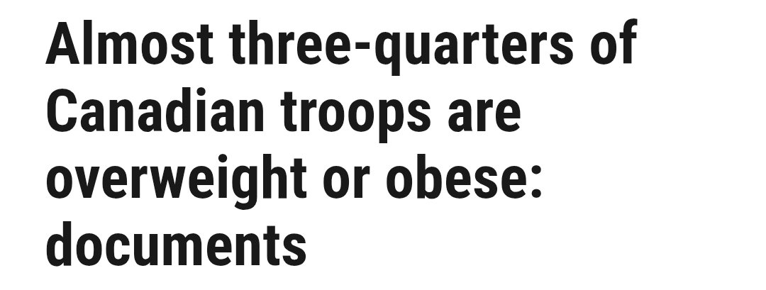 KirkLubimov's tweet image. Mexico: we going to send 10,000 troops to the border.

Canada: sorry, our troops are too fat.