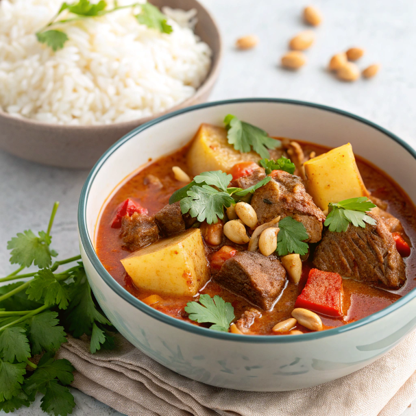 quickyrecipes_'s tweet photo. Rich, creamy, and packed with warm spices – Thai Massaman Curry with beef is the ultimate comfort dish! 🥩🍛✨ #ThaiFlavors #MassamanCurry #CurryLover https://t.co/QT4zsXwiQu