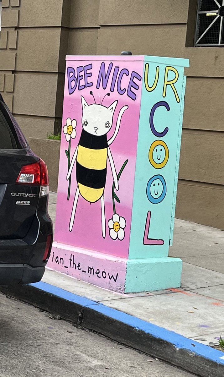 derabkin's tweet image. How much did the city of San Francisco pay artists to paint these?