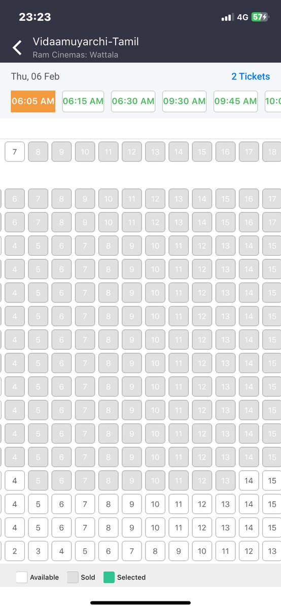 CTFCSL's tweet photo. Ram cinemas wathala filling fast 
king of opening Thala srilanka 
#VidaamuyarchiFromFeb6 #VidaaMuyarchi #VidaaMuyarchiBookings 
@ThalaAjith_FC https://t.co/oIB2TenlRw