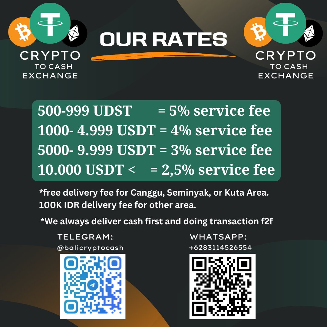 BaliCryptoCash's tweet photo. Tap into Bali's financial possibilities with our leading crypto-to-cash exchange, Seamlessly convert digital assets into local currency, enhancing your Bali experience with unmatched financial flexibility #BaliCrypto #Balicryptoexchange #balicryptocash https://t.co/NpeCESTsLY