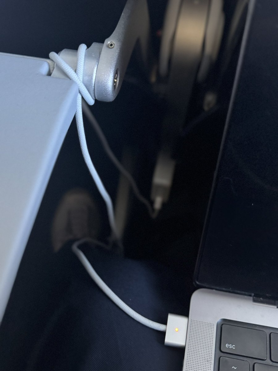 Only way to get the charger to hold in place — updating the resume to “Shape Rotator”.