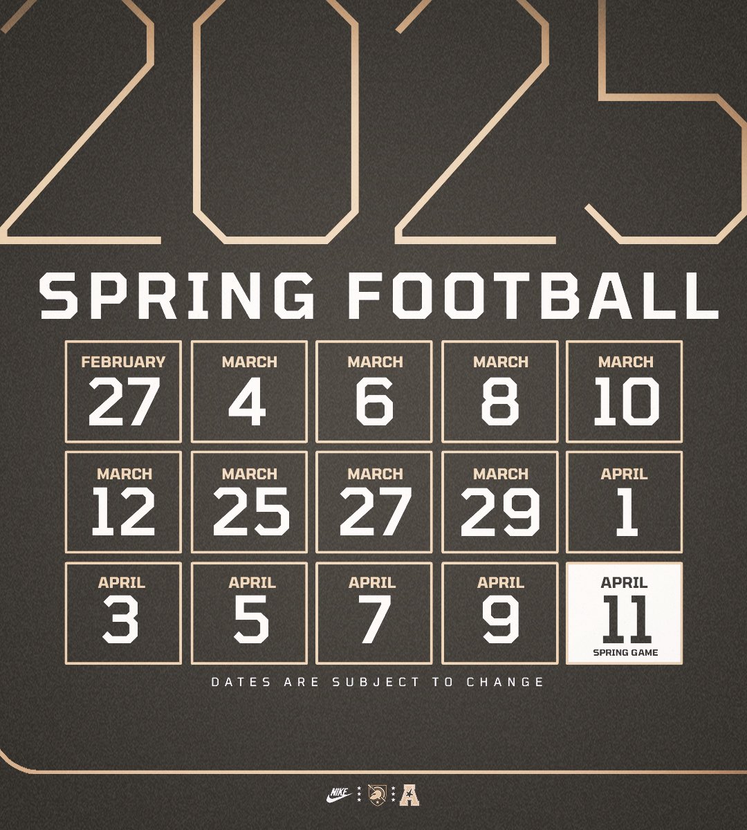 Ready to kick off Spring Ball on Thursday 🏈