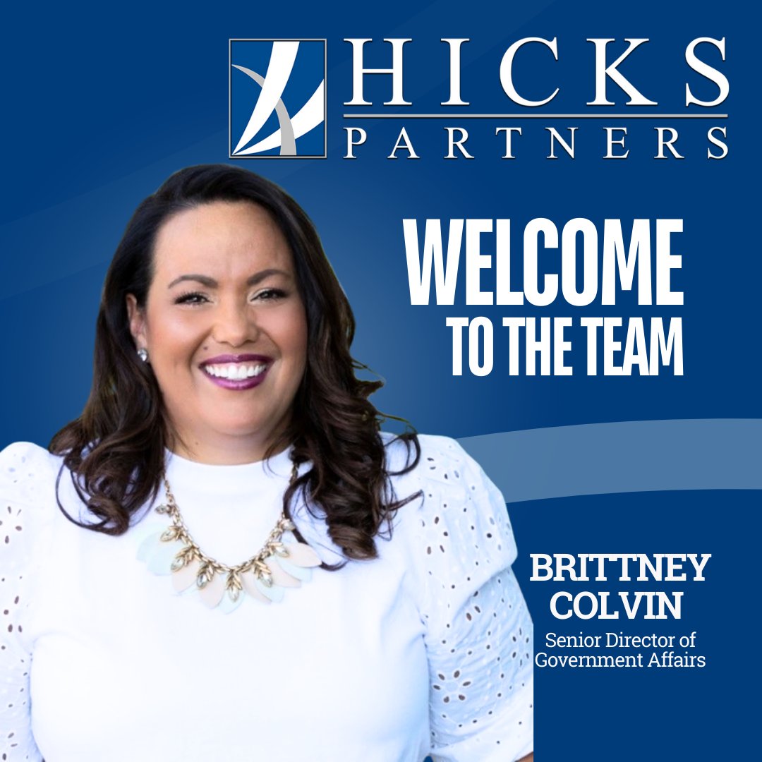 Join us in welcoming Brittney Colvin as Senior Director of Government Affairs at Hicks Partners! With a distinguished career in Ohio state government, she brings deep expertise in policy and leadership. Excited to have her on board!